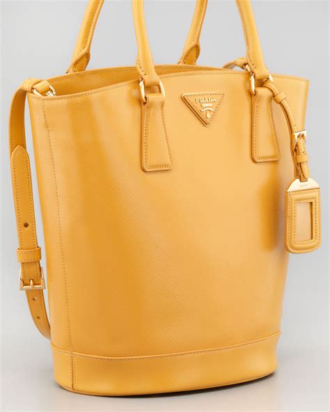 prada yellow bucket bag|prada bucket bags for women.